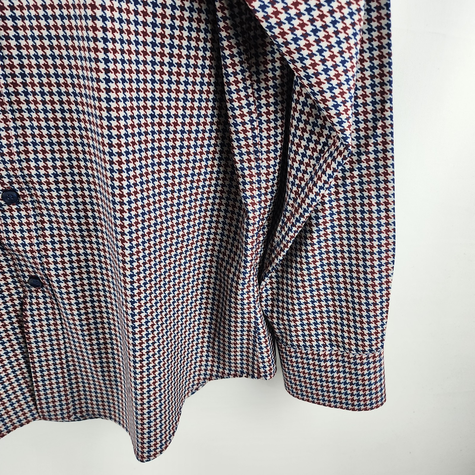 Construct Shirt Mens Large Multi Houndstooth Slim… - image 4