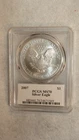 2007 PCGS MS70 SILVER EAGLE DOLLAR PERFECT $1 COIN TORCH LABEL THOMAS CLEVELAND!