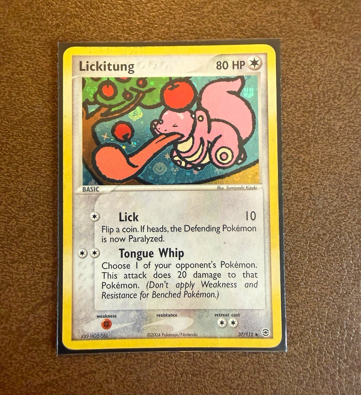 Pokémon Lickitung 37/112 EX FireRed & LeafGreen Reverse Holo 80HP
