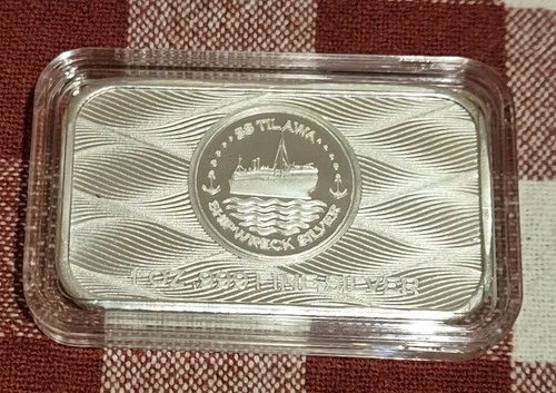 1oz .999 Fine Silver Bar - SS Tilwana