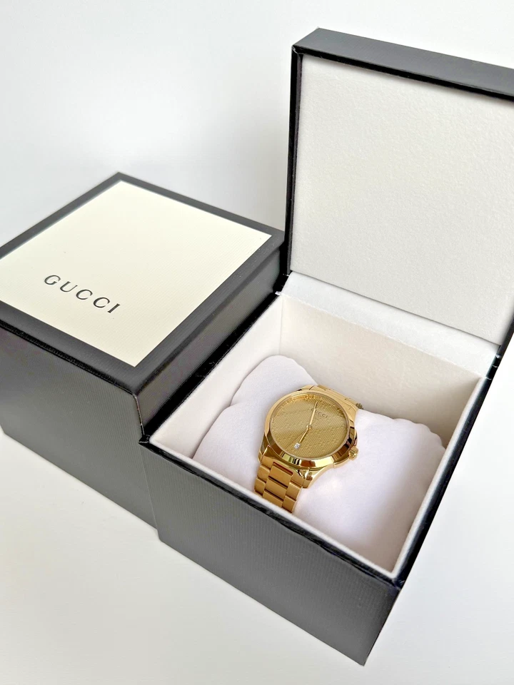 Gucci Men's G-Timeless Gold Tone Quartz Swiss Watch - YA126461 - Image 3 of 4