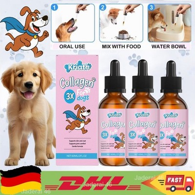 Premium Collagen for Dogs And Pets -Liquid Dog Collagen Supplement With Biotin