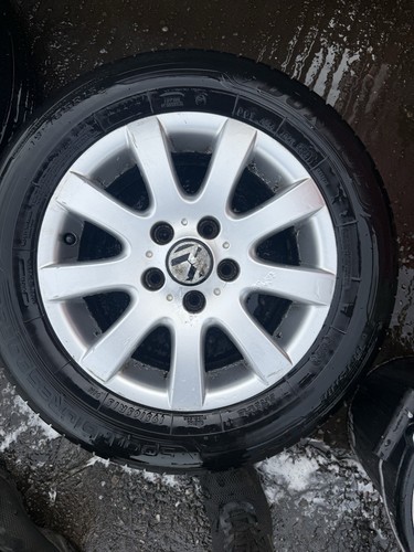 volkswagen golf mk5 15inch alloy wheels set of four 04-08 - Picture 2 of 5