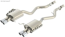 Borla ATAK Edelstahl Duplex Sportauspuff BMW 3er M3 E92 Coupe je 2x80mm rund