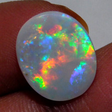 Top Quality Bright Multi Fire Australian Opal 2 Ct, Natural Gemstone Cabochon