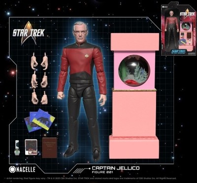 Star Trek: The Next Generation 1/12 Captain Jellico 16 cm Actionfigur