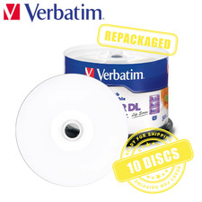 Verbatim DVD R DL 8.5GB 8x Blank DVD Dual Layer 8.5 GB Printable - 10 Discs