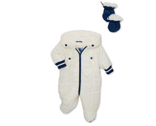 Carrozzina trapuntata Urban Republic bambino ragazzo con fodera in pelliccia sintetica, taglia 6M, NUOVA