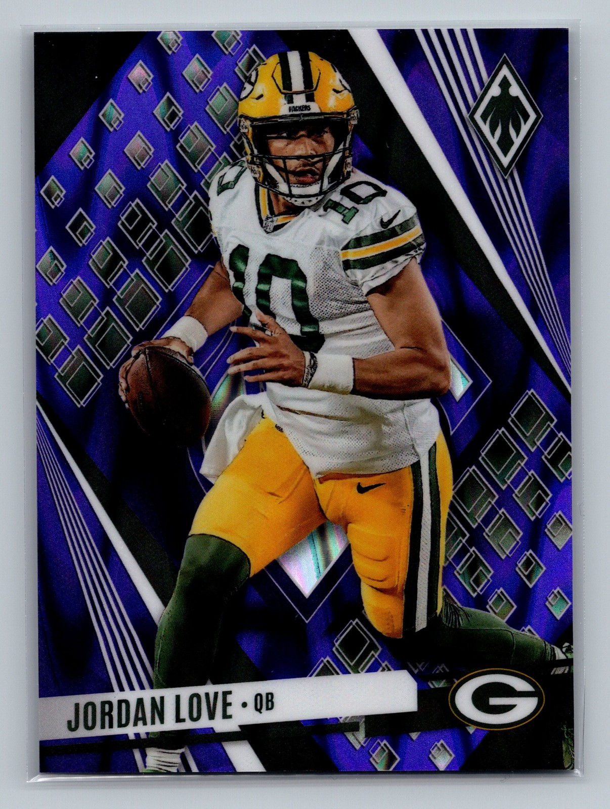 2023 Panini Phoenix Jordan Love Purple Seismic #28 #/125