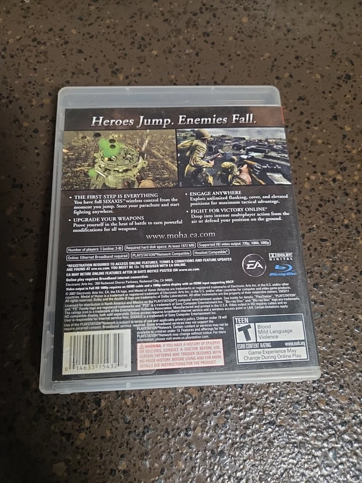Medal of Honor: Airborne PlayStation 3 Complete with Manual - Image 2 of 4
