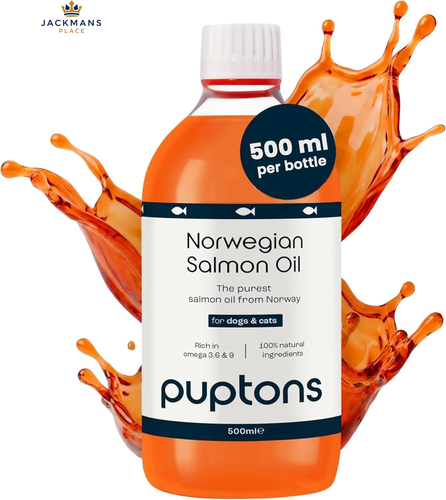 Total Pets Salmon Oil For Dogs, Cats & Pets | 500Ml Norwegian Salmon Oil | Omega 3, 6 & 9 Fish Oil Supplement | Helps Itchy Skin, Joint Care, Skin & Coat, Soft - Image 4