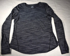 Tek Gear Dry Tek Women's Long Sleeve Pullover w/Thumb Cuffs - Size Medium M