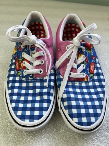 Vans Comfycush Epoca Taglia Donna 6 Uomo 4 5 Plaid Con Ciliegie Mai