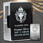 Scottsdale Mint Prepper Bars 100x 1 Gram Silver Bar Packs