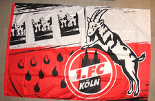 1.FC Köln Flagge Fahne NEU !  Lizenz Produkt  120 x 180cm Ösen