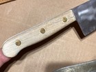 3-LARGE -CHICAGO CUTLERY Chef & Butchers Knives & antique steel - very good — photo 4