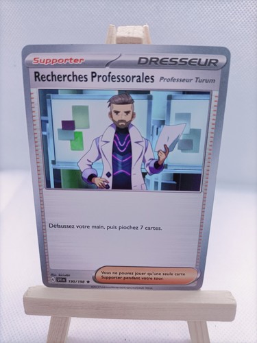 Carte Pokémon Recherches Professorales 190/198 / Écarlate Et Violet EV1 NEUF FR