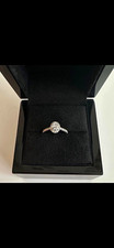 Lab Grown Platinum Lab-Created Diamond Engagement Ring Size M IGI Certified