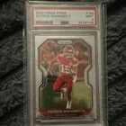 2020 Panini Prizm Patrick Mahomes II #124 PSA 9 Kansas City Chiefs Football