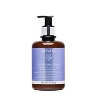 Apivita Cleansing Creamy Foam Mousse Detergente Cremosa Viso E Occhi, 300Ml