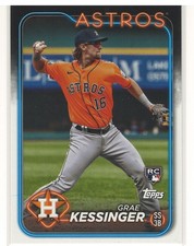 2024 Topps Grae Kessinger #HOU-11 RC Rookie Houston Astros Baseball Card. rookie card picture