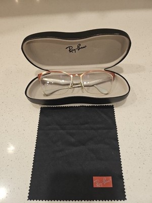 Ray Ban RB6345 2921 Womens Silver/Red Rectangle Eyeglasses Frames 54/17~135