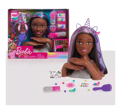 black barbie deluxe styling head