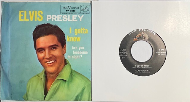ELVIS PRESLEY 45rpm RCA 47-7810 I Gotta Know/Are You Lonesome NM | eBay