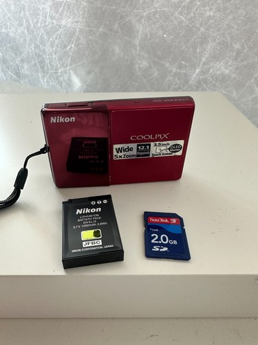 Nikon COOLPIX S70 12.1MP Digital Camera - Red for sale online | eBay