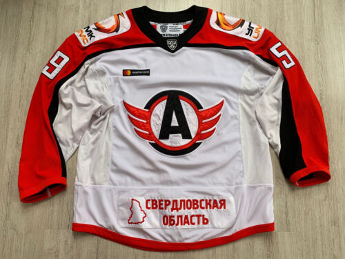 KHL Avtomobilist Jekaterinburg Game Worn Eishockey NHL Trikot #59 Vishnevsky