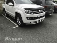 Double Spoiler Bar Typ A FüR Volkswagen Amarok 2010-2016 FrontstoßStange Nudge