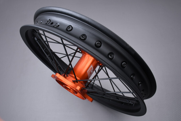 Roue arrière orange 2.15x18 pour KTM EXC 300 2003-2015 - 3