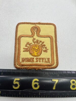 Vintage MRS. CARTERS HOME STYLE Bread Bakery Patch B025
