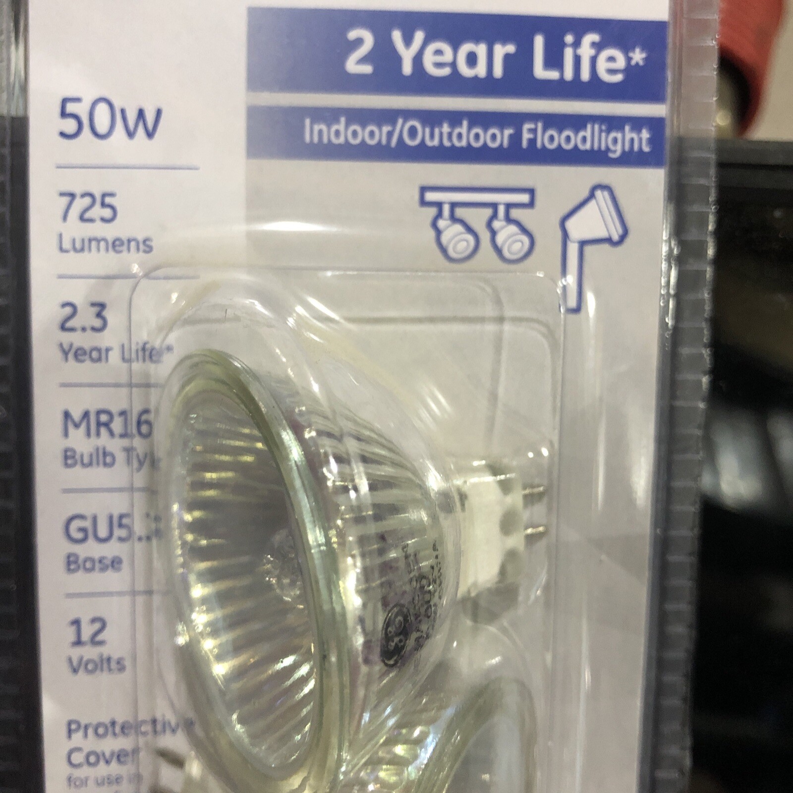 3-Pack 50-Watt Bright White Halogen Indoor/Outdoor Flood Light Bulbs 12V
