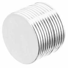 1 x 1/16 Inch Neodymium Rare Earth Disc Magnets N42 (12 Pack)