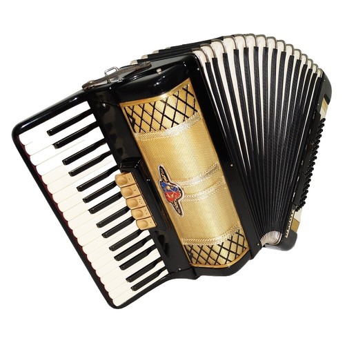 Yamaha Accordion YA-80 Black 34 keys 80 base | eBay