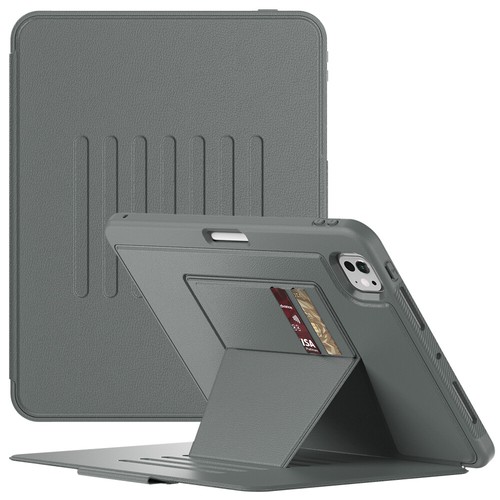 Smart Magnetic Buckle Leather Cover Stand Armor Case For iPad Pro M4/Air M3 2025 - Picture 20 of 81