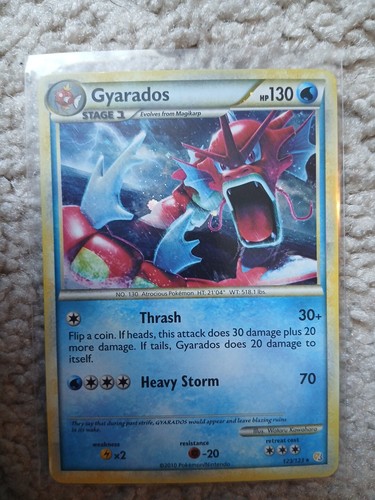 Carta Pokemon Gyarados Holo Rara – Wizards Of The Coast – Condizione Mint