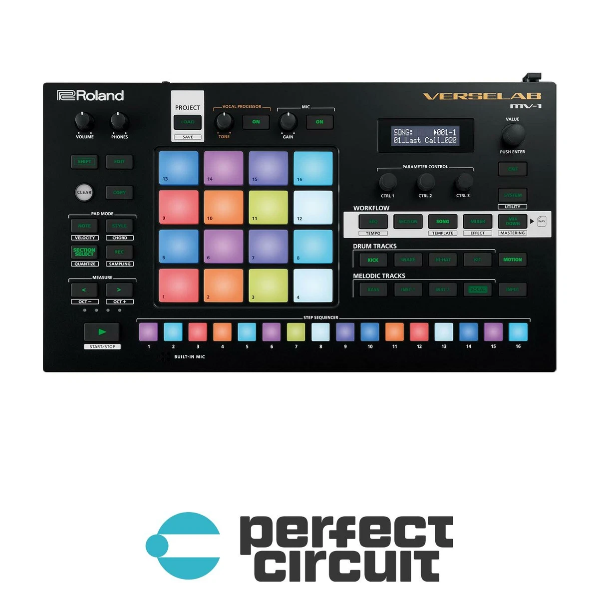 Roland VERSELAB MV-1 Desktop Groovebox WORKSTATION - NEW - PERFECT