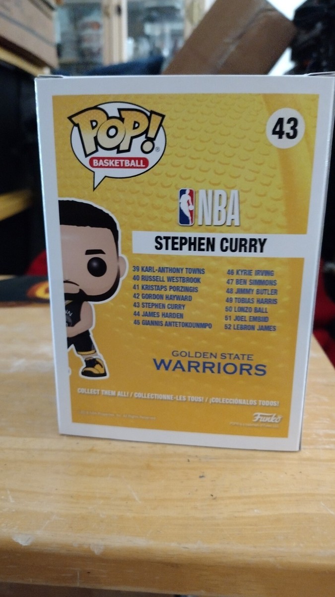 Funko POP NBA Stephen Curry Fanatics Exclusive #43 Golden Funko POP NBA Stephen Curry Fanatics Exclusive #43 Golden
