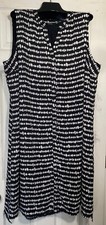 NEW APT.9 women dress plus size 20W sleeveless dress lined hidden button down