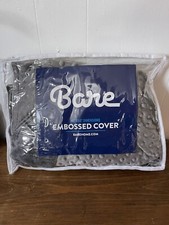 Bare Embossee Cover 40 X 60 Gray Zippered NWT...