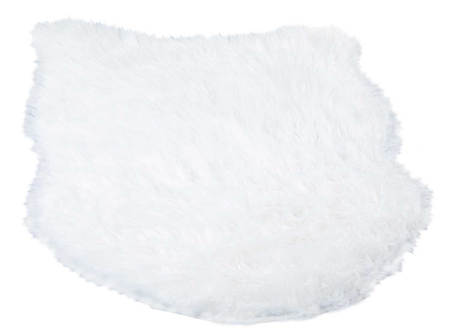 ORINOVA Kunstfell Teppich Weiß 60x120cm - Flauschiger Fellteppich Waschbar