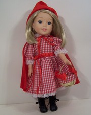 Little RED Riding Hood Dress Doll Clothes For Wellie Wisher Wishers 14" Debs 