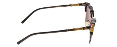 GUCCI GG0660S-001 Women Cateye Designer Sunglasses Black/Antique Gold/Brown 58mm GUCCI GG0660S-001 Women Cateye Designer Sunglasses Black  main image 3