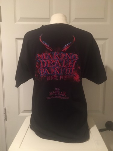 Freakling Bros Horror Shows Trilogy of Terror Las Vegas T-Shirt Large Haunting - Picture 7 of 10