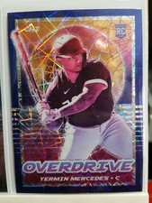 Yermin Mercedes 2021 Chronicles Baseball OVERDRIVE BLUE VELOCITY RC card #8