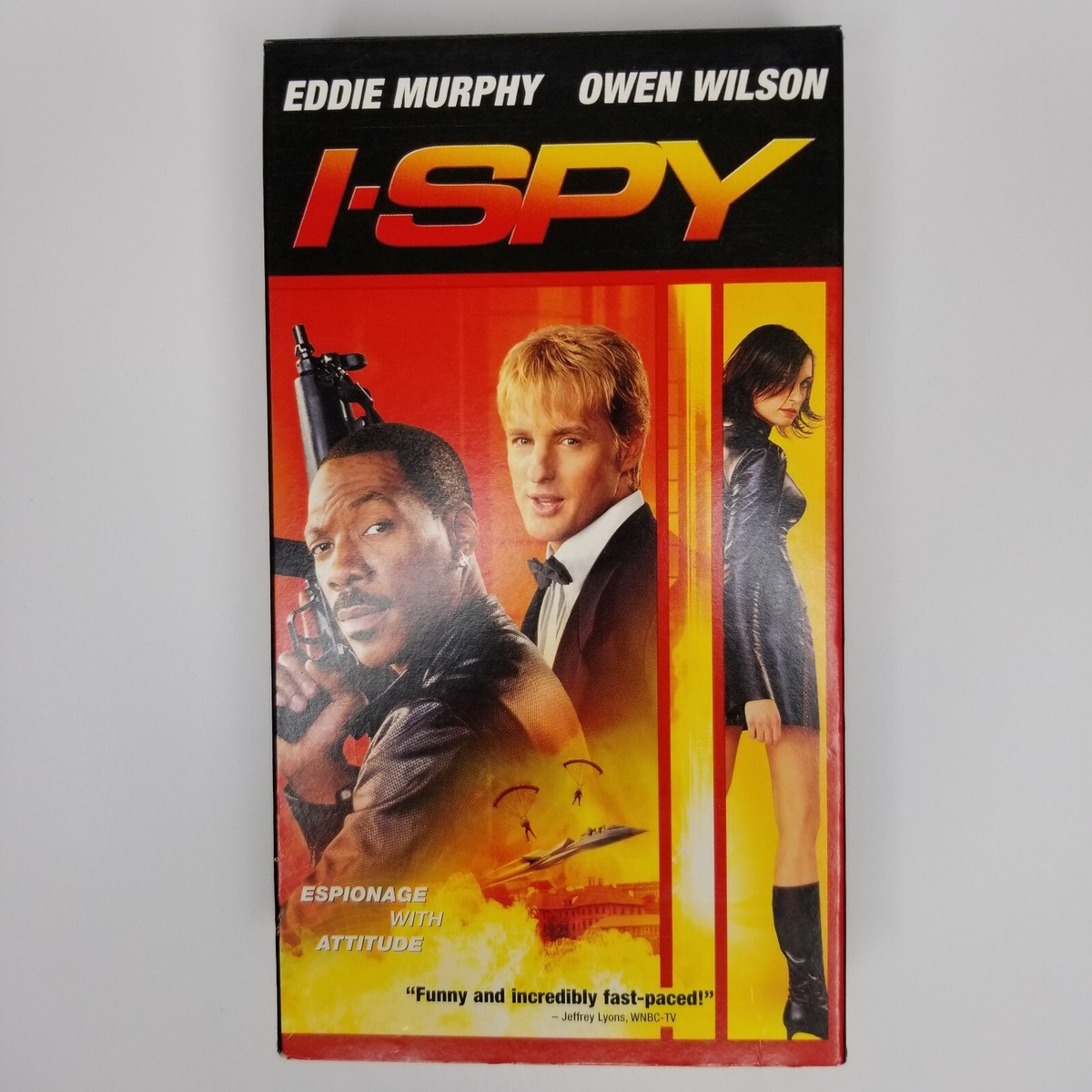 I-Spy Movie VCR VHS Tape 2002 Eddie Murphy Owen Wilson Spy Comedy