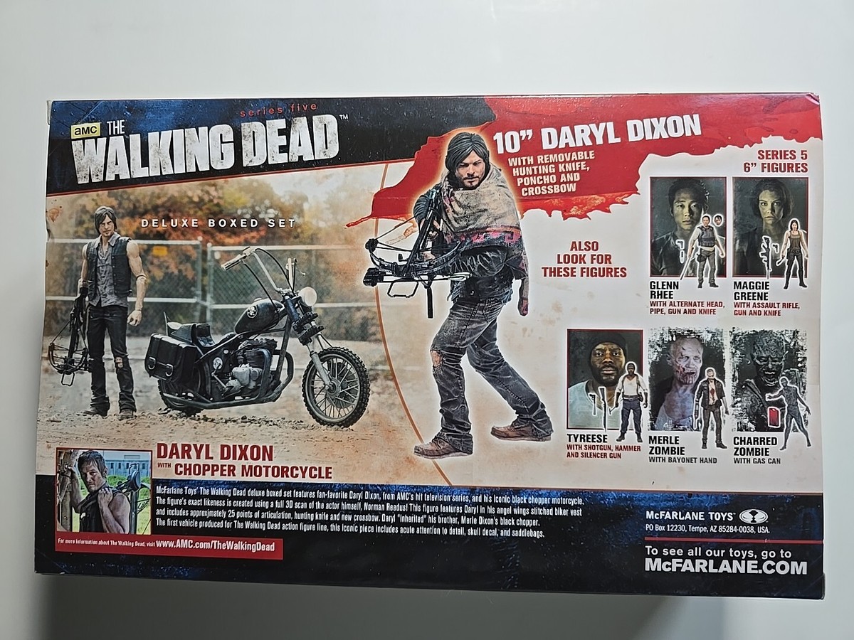 McFarlane Toys The Walking Dead Daryl Dixon With Chopper Deluxe