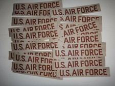 Beaucoup De 28 Jamais Porté États-Unis Air Force Désert Tan Poche Tapes Neuf Old